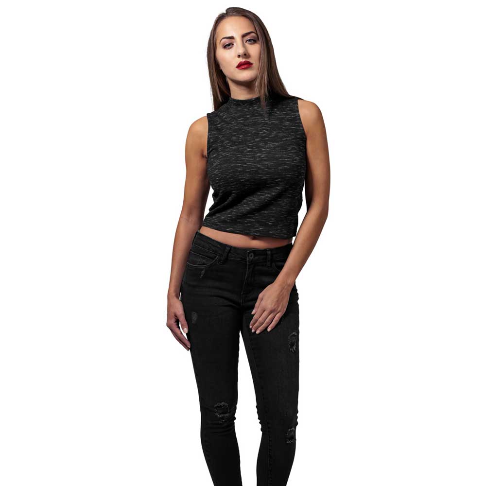 Urban Classics - Space Dye Haut sans manches - Noir